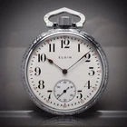 Antique Pocket Watch Elgin 293 7J Pendant c1917 size 16s