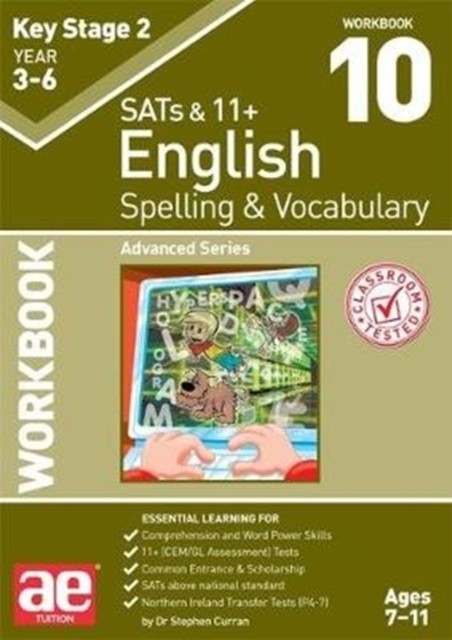 KS2 Spelling & Vocabulary Workbook 10 by Dr Stephen C Curran (Paperback Book)