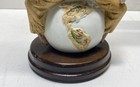 Vintage Clown Table Lamp Figural Ceramic Globe Hand Painted Wood Base — photo 8