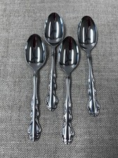 Lot of 4 Reed & Barton Regency Soup Spoons 18...
