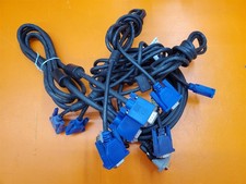 Lot of 5 VGA SVGA Male to Male PC Computer Monitor Video Cable