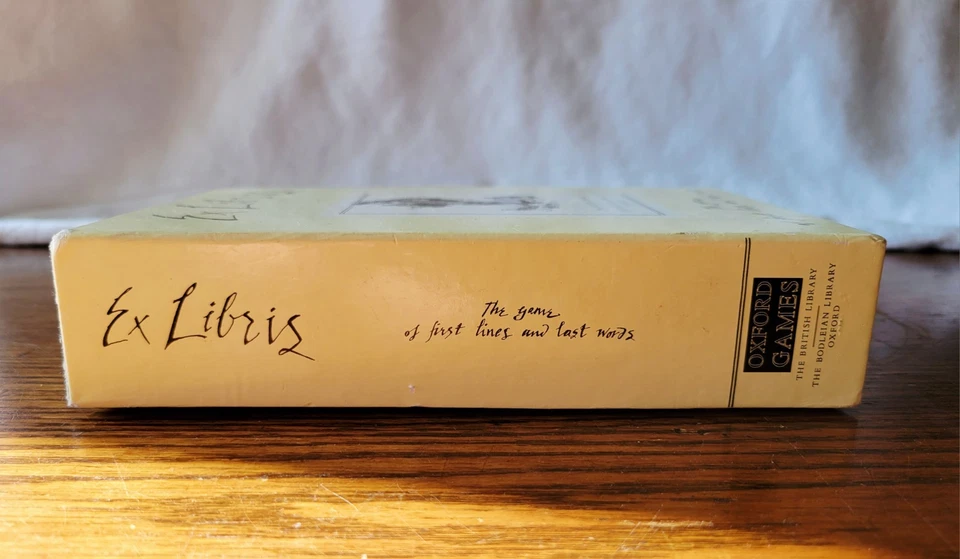 VTG 1991 "Ex Libris: The Game of First Lines and Last Words" by Oxford Games - Image 3 of 4