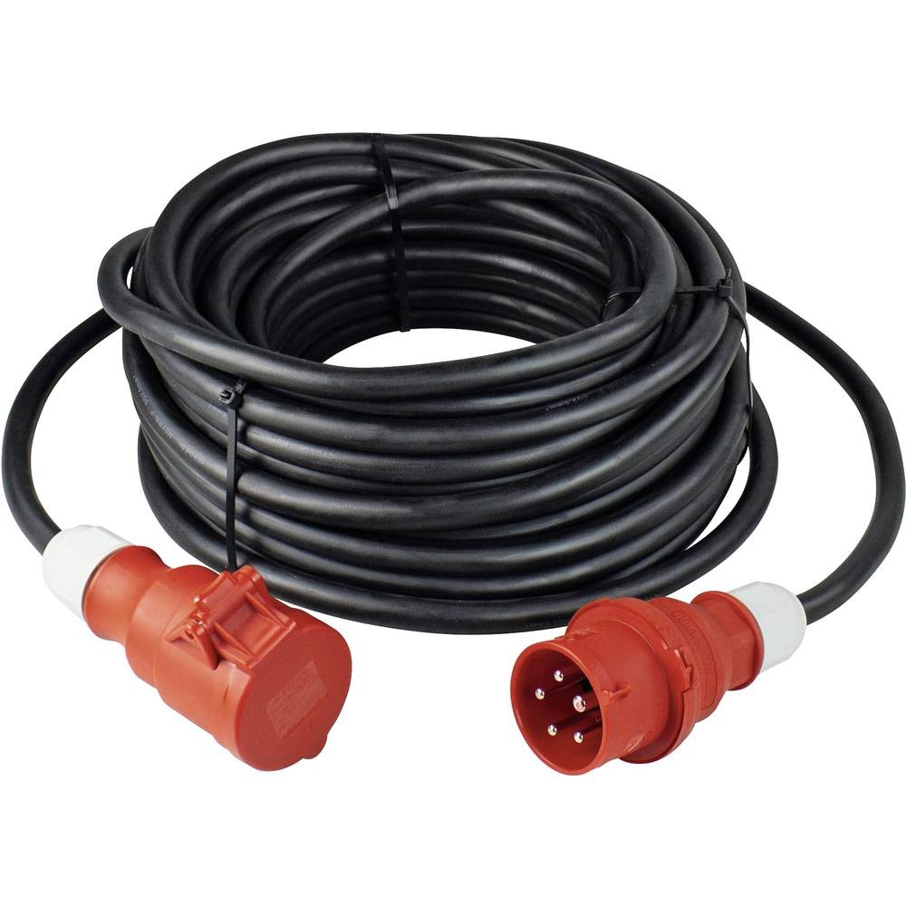 Rallonge électrique 10m H07RN-F 5G2.5 AS Schwabe 61010 noir pour chantiers