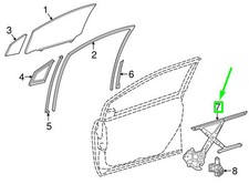 Lève vitre Lexus GS