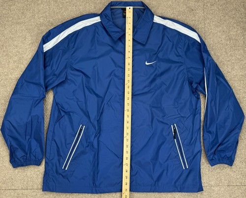 Nike Herren Vintage Full Zip Langarm Windbreaker Jacke Größe Large - Bild 8 von 13