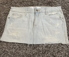 Y2K NWT Abercrombie And Fitch Denim Mini Low Rise Skirt Women's Size 4