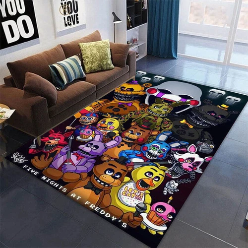 3D Cartoon Boden Teppich Matte Türteppich Vorleger Schlafzimmer Wohnzimmer Antirutsch - Bild 7 von 39