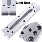 1 Set Wire Edm Fixture Board Stainless Jig Tool Clamping & Leveling 220x50x20mm
