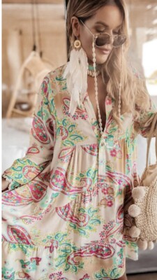 Estee Brown Tunic Dress Multi Colour | eBay UK