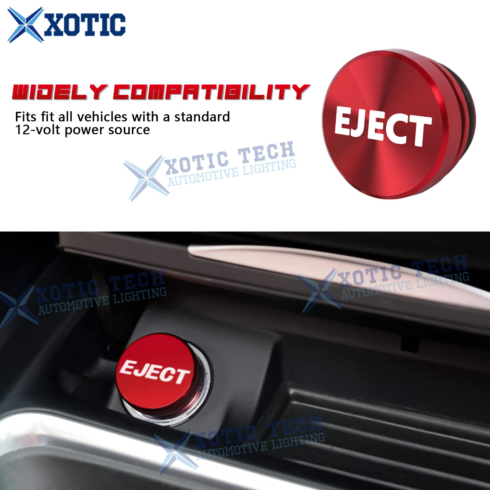 Black/Red Engine Start Stop Switch Button w/OFF Cover For BMW F20 F22 F30 F33