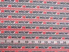 1 yd 100 Cotton Fabric "Nascar Patriotic Check" by Camelot Fabrics