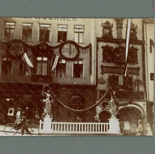 Antique Photo Nuremberg C.C.Prückner Delicatessen around 1900