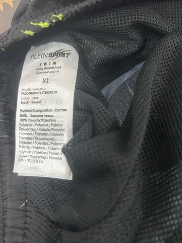 Costume Boxe Mare Piscina Uomo Philipp Plain Sport L XL XXL Nero Argento Tigre - Foto 10 di 17