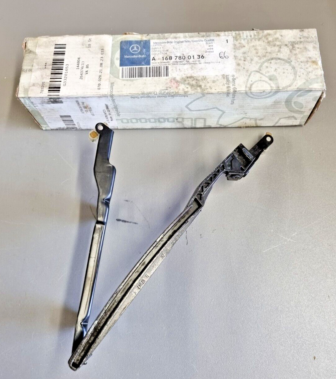 Patin de guidage toit ouvrant Mercedes haute résistance polymère renforcé 1687800236
