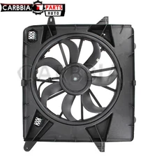 Radiator Condenser Cooling Fan Assembly For 2010-2016 Cadillac SRX 3.0 3.6L