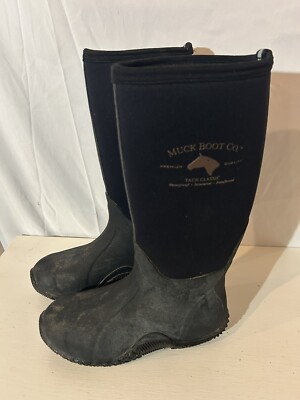 Muck Boots Co Tack Classic Men 5 / 5.5 Women 6 / 6.5 Black 