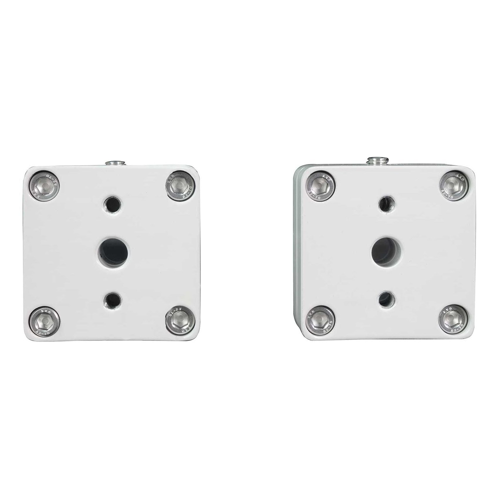 2 колонки kicker CSC693 6x9 с поворотной на 360 башней из белого алюминия для RZRATVUTV