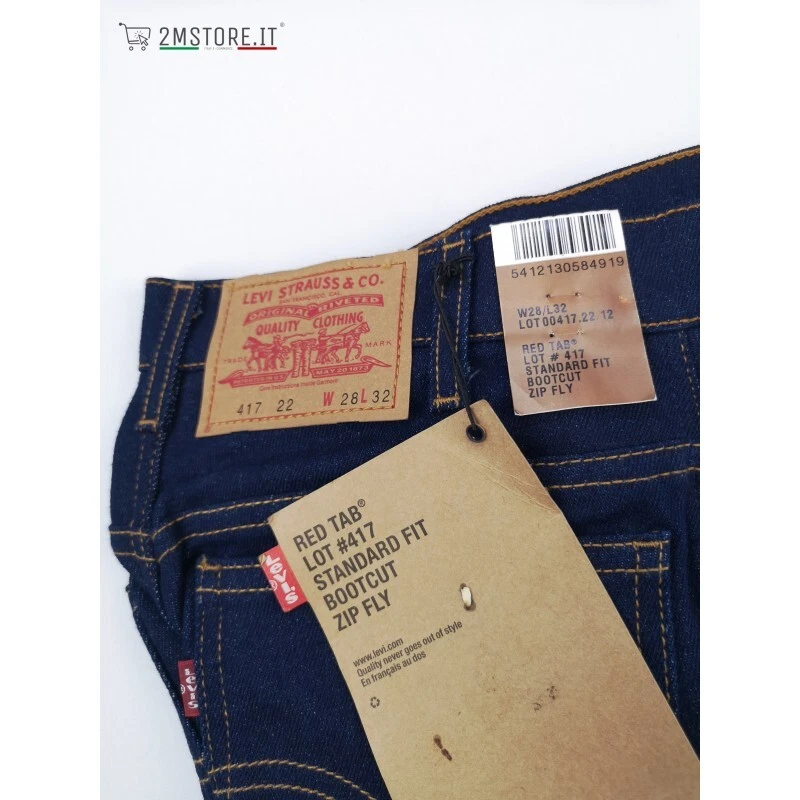 LEVI S jeans LEVIS 417 STA PREST Blu Standard Fit Bootcut Leg