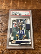 Omar Narvaez IP Signed Donruss Card PSA DNA Coa Slab Brewers Autographed