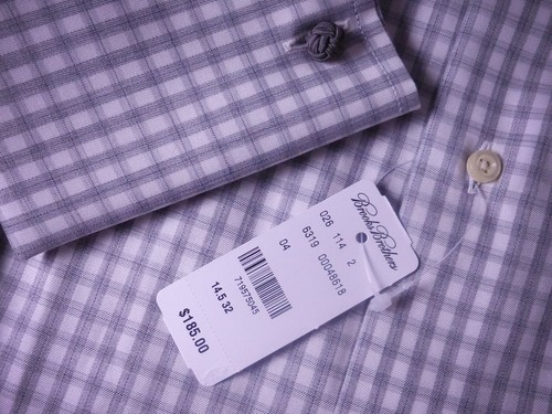 Brooks Brothers Shirt French Cuff Madison Classic Fit - NWT MSRP $185 - New - Picture 21 of 41