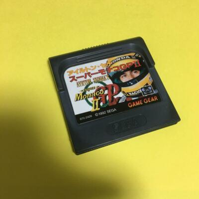 SEGA Ayrton Senna Super Monaco GP2 Game Gear