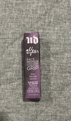 Urban Decay All Nighter Face Primer Longewear Foundation Grip 0.16 Oz Mini NIB