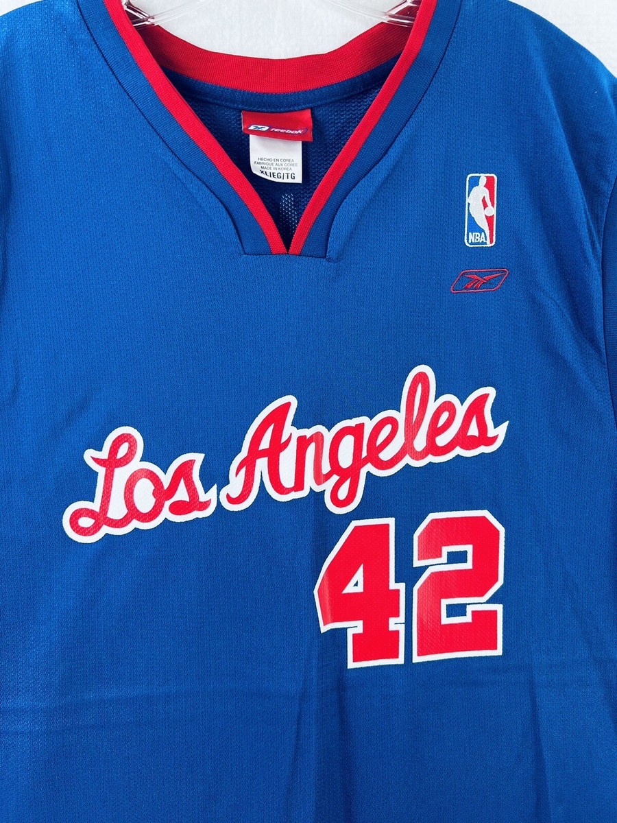 Reebok NBA Los Angeles LA Clippers #42 Elton Brand Jersey EUC Sz