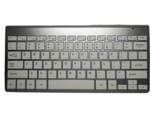 Ultra-thin 2.4G Wireless USB Keyboard For PC Laptop Mac Light Silver AAA