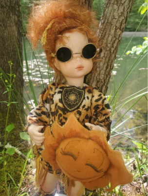 Haunted  Doll Aurora, Elemental Sun Witch''   Enchantress of the Solstice