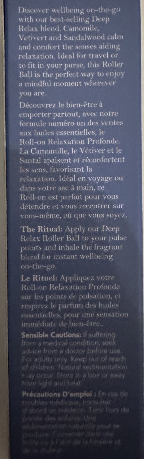 Aromatherapy Associates London Deep Relax Roller Ball 0.33 US fl.oz