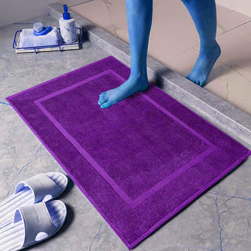 2x Luxury Bath Mats Terry Cotton 1000 GSM Soft Luxury Bathroom Rugs Toilet Mats - Picture 18 of 71