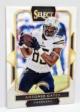 2016 PANINI SELECT SAN DIEGO CHARGERS ANTONIO GATES FOOTBALL TRADING CARD 251 