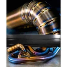 ETS Burned Titanium Intercooler Piping fits 2015-2021 Subaru STI w/Rotated Turbo