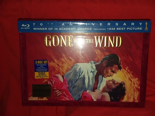 Gone With the Wind (Blu-ray Disc, 2009, 4-Disc Set, 70th Anniversary Ultimate...