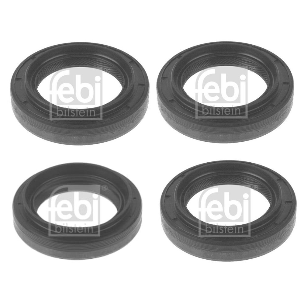 set of 4 Febi Bilstein Shaft Seals, Manual Transmission Flange