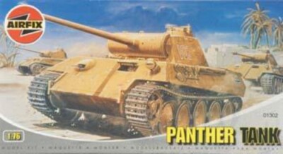 Airfix Panther Tank - Plastic Model Military Vehicle Kit - 1/76 Scale ...