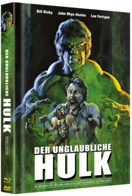 Der Unglaubliche Hulk - Double Feature - Mediabook A (Blu Ray+DVD) lim. 333 -NEU