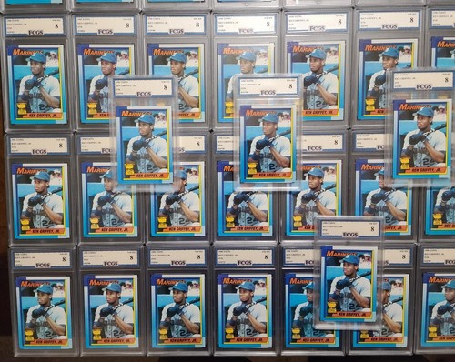 1990 Topps Ken Griffey, Jr. #336 classificato FCGS 8 quasi nuovo - Mt - Foto 3 di 10