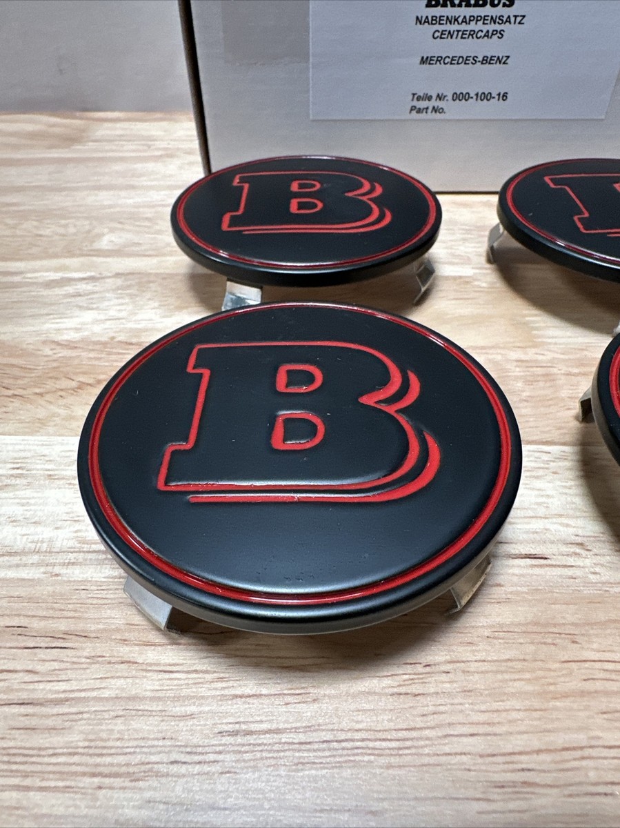 BRABUS専用 BRABUS Wheel Center Cap Genuine G-class Matte Black/red