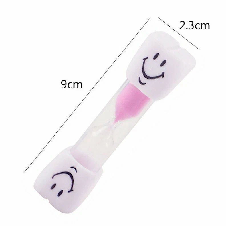 Clessidra per bambini durata due minuti Spazzolatura Denti con sabbia Rosa Timer - Immagine 3 di 3