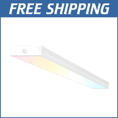 Energy-Efficient 4FT LED Wraparound Light, 3 Wattages & CCT, ETL Certified