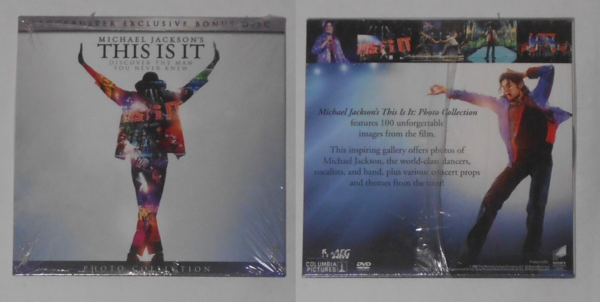 Michael Jackson - This is It - sealed U.S dvd, card cover | eBay