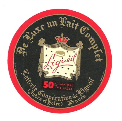 Fromage - ANCIENNE ETIQUETTE DE FROMAGE NEUVE DEMI CAMEMBERT COOP D