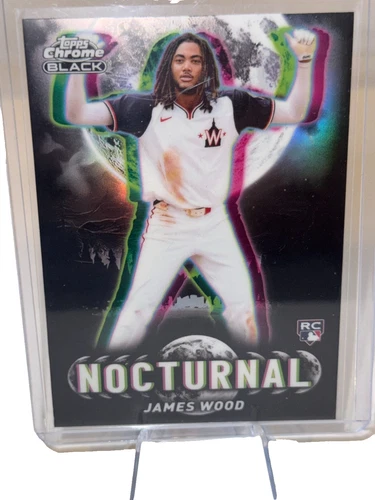 2025 Topps Chrome Black James Wood Nocturnal RC Nationals CASE HIT