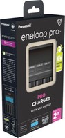 Panasonic Akku LadegeräT Eneloop Pro Charger BQ-CC65EERP FüR 4 Aa / Aaa Usb Out