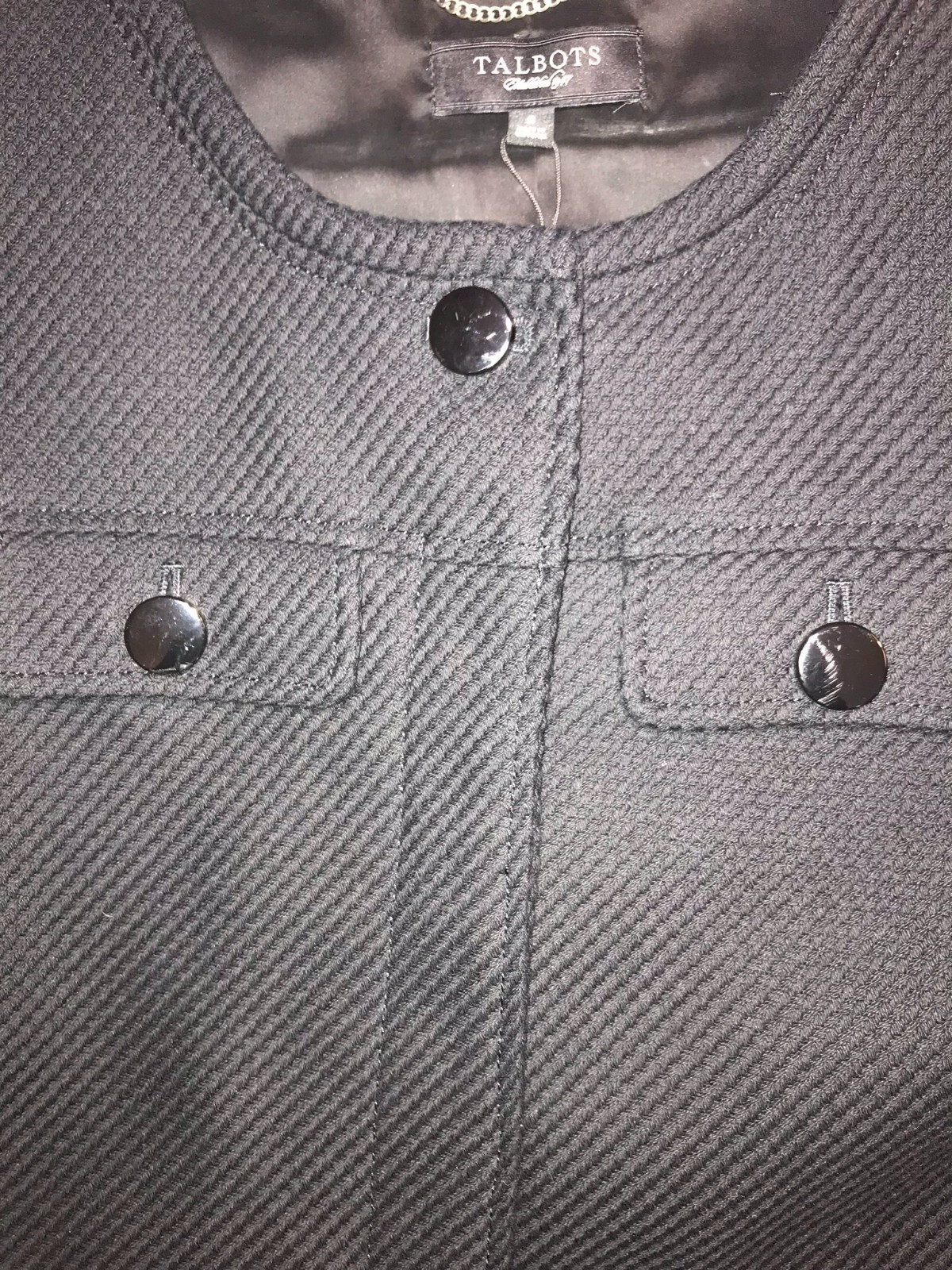 Talbot's Black 3 Button Lined Jacket | Blazer VTG… - image 21