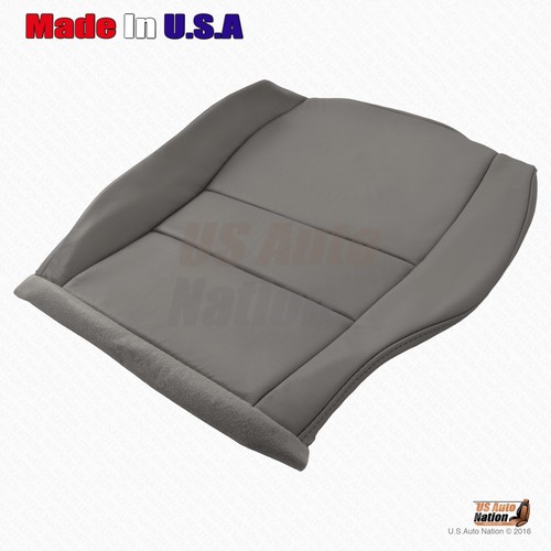 For 2007 to 2011 Honda CR-V Driver Bottom Replacement Leather Seat Cover Gray - Picture 8 of 9