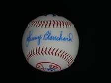 JOHNNY BLANCHARD SIGNED NEW YORK YANKEES SPORTS PRODUCTS CORP BASEBALL
