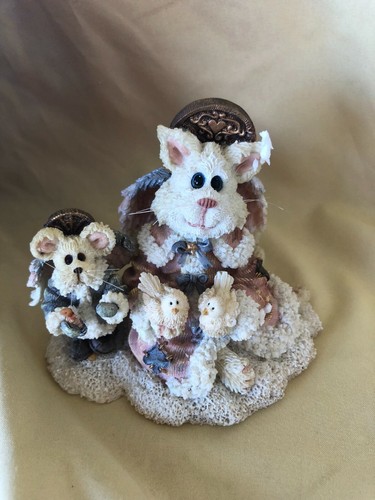 The Purrstone Collection Boyds Bears & Friends Felicia Angelpuss/George 5E/1908 - Picture 7 of 7