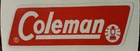 ONE (1) NEW COLEMAN REPLACEMENT STICKER LABEL DECAL LANTERN STOVE 1971-1983